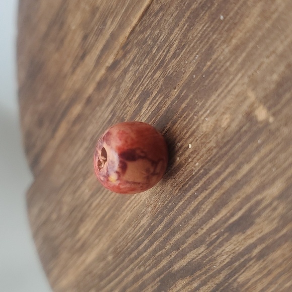 Tiki sunrise patterned bead charm - Picture 2 of 2